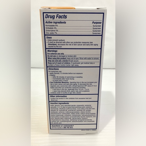 CeraVe Hydrating Sheer Sunscreen SPF 30 Developed w Dermatologist 3Fl oz / 89ml - Picture 3 of 5